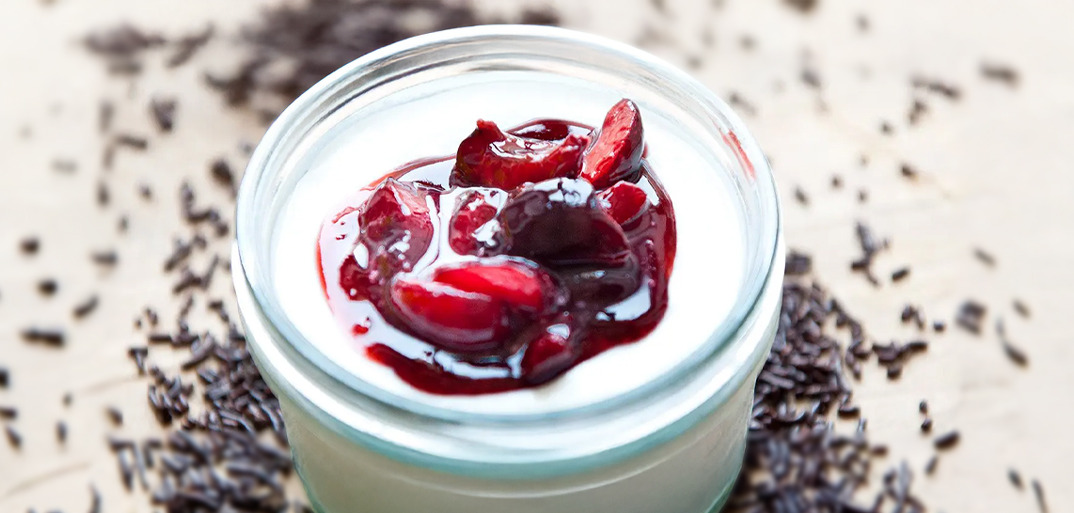 Frozen cherry yogurt – a refreshing and creamy dessert made with fresh cherries and natural yogurt