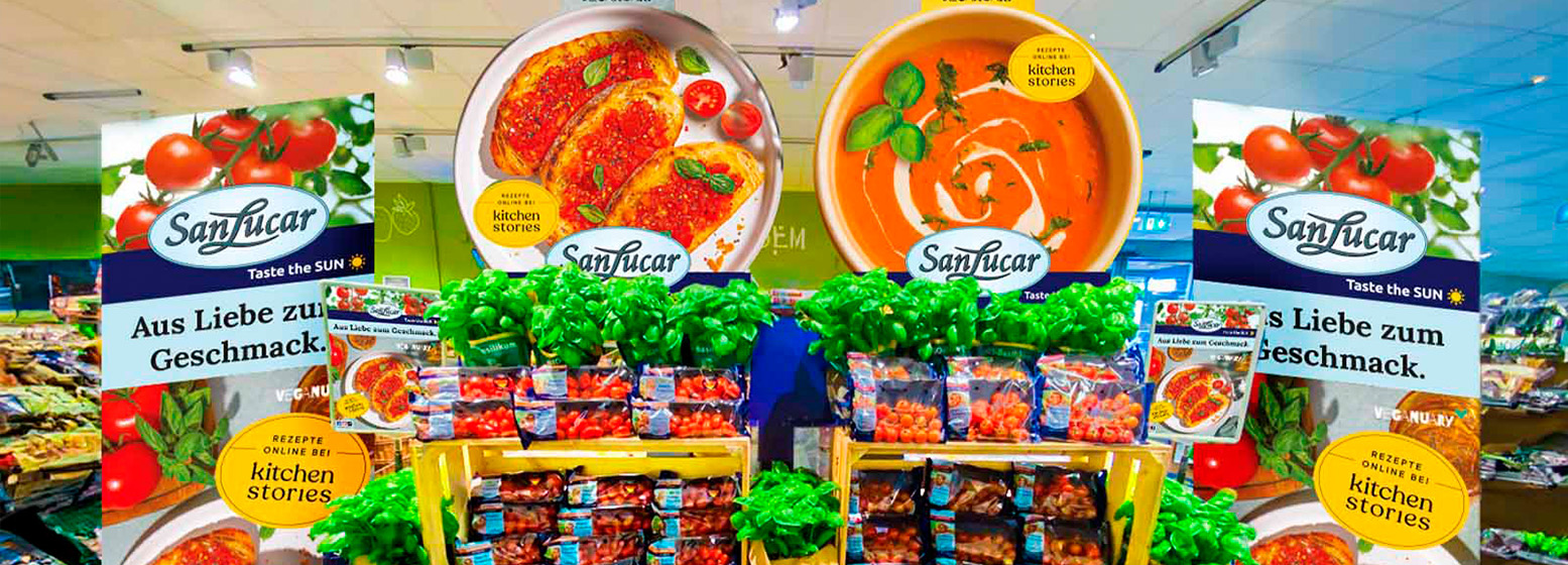 SanLucar supports *Veganuary*, promoting a healthy and sustainable plant-based lifestyle with fresh produce.