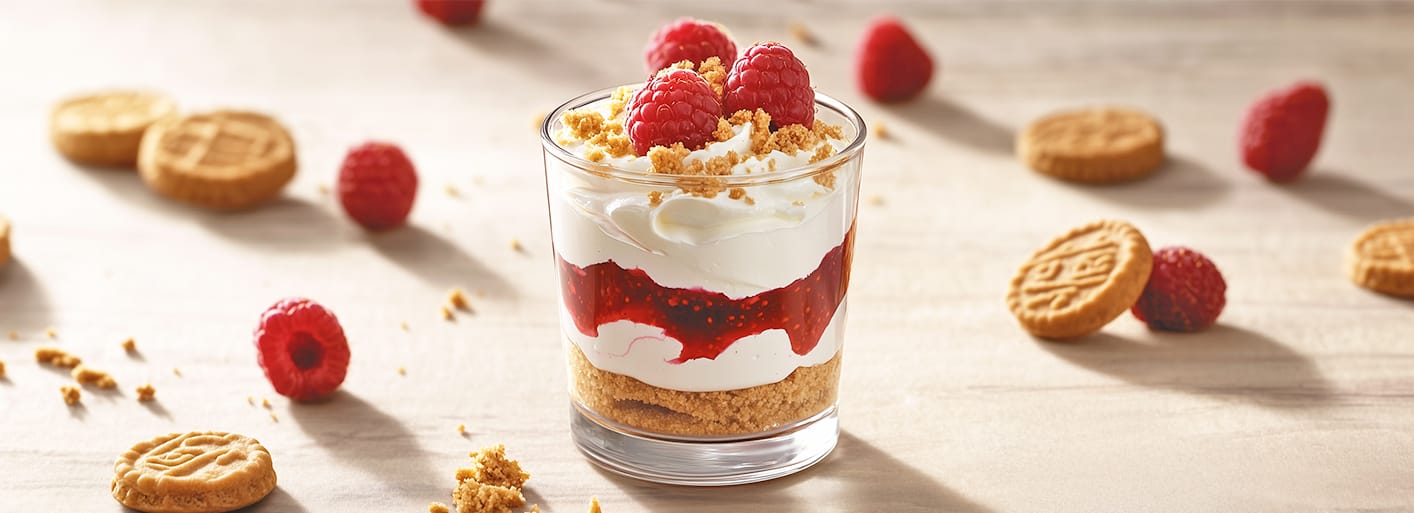 Raspberry & Speculoos Cream Dessert _Header